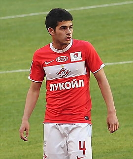 Azərbaycanlı futbolçu Rusiya çempionatında dubl etdi